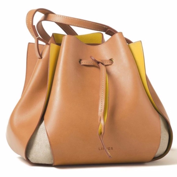 Linjer Handbags - Linjer Tulip Bag in Natural/Yellow Limited Edition